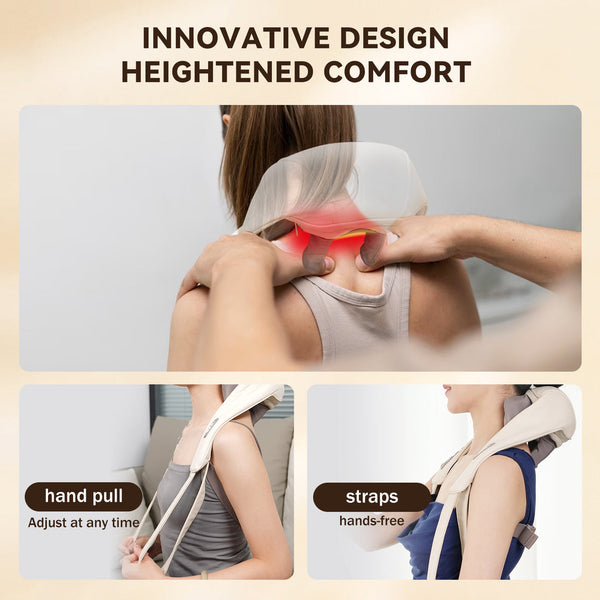 Wireless 5D Kneading Neck & Back Massager With Heat™